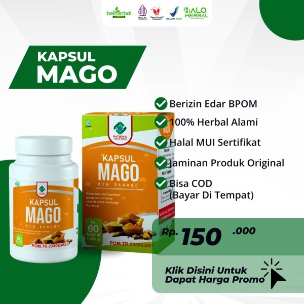 Kapsul MAGO - Menyehatkan Lambung