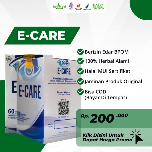 E-CARE Kapsul Mata Katarak Minus Dll